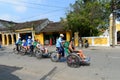 Tourists in Hoian ancient town Royalty Free Stock Photo