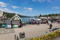 Tourists holidaymakers and visitors English Lake District Bowness on Windermere Cumbria England UK