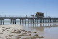 Tourists and Horse Drawn Tram, Victor Harbor, Fleurieu Peninsula Royalty Free Stock Photo