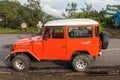 Tourists Jeep