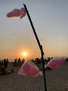 Tourists at Juhu beach, Mumbai, India