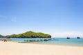 Tourists at Ko Wua Talap island