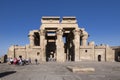 Tourists at Kom Ombo, destination for Nile River cruises