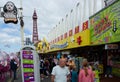 Blackpool Tower, seafront amusements Royalty Free Stock Photo