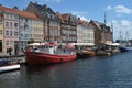 TOURISTS LIFE AT NYHAVN CANAL IN DANISH CAPITAL