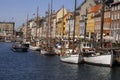 TOURISTS LIFE AND NYHAVN CHANNEL IN COPENHAGEN
