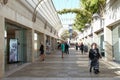 Tourists and locals at Jerusalem's Mamilla shopping street