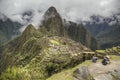 Tourists at Machu Picchu