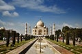 Tourists at a mausoleum, Taj Mahal, Agra, Uttar Pradesh, India Royalty Free Stock Photo