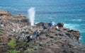 Tourists at Nakalele Blowhole