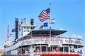 Tourists Natchez Steamboat Riverboat Mississippi River New Orleans Louisiana Royalty Free Stock Photo