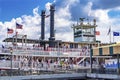 Tourists Natchez Steamboat Riverboat Mississippi River New Orleans Louisiana Royalty Free Stock Photo