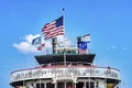 Tourists Natchez Steamboat Riverboat Mississippi River New Orleans Louisiana Royalty Free Stock Photo