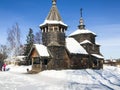 Tourists near Church of the Resurrection in Suzdal