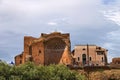 Tourists near the Temple of Venus in Rome, Italy