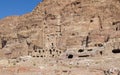 Tourists near Urn Tomb. Petra. Jordan.