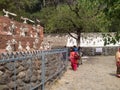 Tourists in Nek Chand Rock Garden, Chandigarh, India