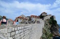 Tourists in the old town of Dubrovnik ,Croatia Royalty Free Stock Photo