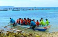 Tourists at Oslob watching for whale sharks