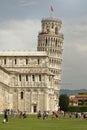 Tourists in Pisa, Italy 