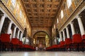 Tourists at Papal Basilica of Saint Mary Major