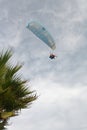 Tourists paraglide over Miraflores