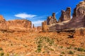 Tourists Park Avenue Section Arches National Park Moab Utah Royalty Free Stock Photo