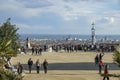 View over Barcelona from Park Guell Royalty Free Stock Photo