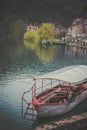 Tourists passenger boat in Rijeka Crnojevica Royalty Free Stock Photo