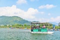 Tourists on a Pedal Boat on Phewa Lake