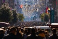 Tourists or people in Taksim Istanbul