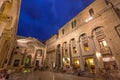 Tourists at peristyle in Split Royalty Free Stock Photo