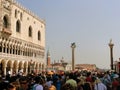 Tourists at Piazza San Marco , St Mark's Square, Venice, Italy Royalty Free Stock Photo