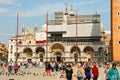 Tourists on Piazza San Marco in Venice, Italy Royalty Free Stock Photo