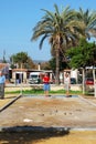 Tourists playing Petanque, Torre del Mar.