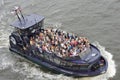 Tourists on a Pleasure Boat, Hamburg, Germany