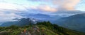 Tourists at Poon Hill, Nepal Royalty Free Stock Photo