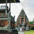 Tourists in Pura Taman Ayun Temple