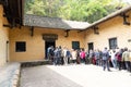 7 4 2023 Tourists queue up in front of the entrance to Mao Zedong