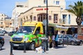 Ice Cream Van in Marsaxlokk. Royalty Free Stock Photo