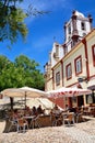 Cafe in the old town, Silves, Portugal. Royalty Free Stock Photo