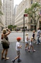 Tourists at The Rockefeller Center - New York City