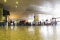 Tourists in Roma Termini subway station