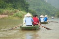 Tourists Sailing in a Boat