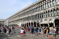 Tourists at San Marco square in Venice