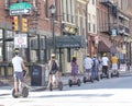 Tourists on Segways on Chestnut Street, Philadelphia