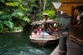 Disney Jungle Cruise Boat Disneyland Ride Royalty Free Stock Photo