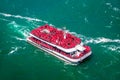 Tourists Ship at Niagara falls Royalty Free Stock Photo