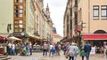 Crowded Streets of Dresden Germany