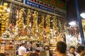 Tourists shopping at the famous spice market in Eminonu